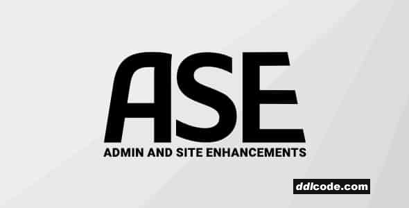 Admin and Site Enhancements (ASE) Pro