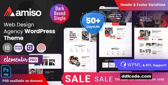 Amiso - Digital Agency WordPress