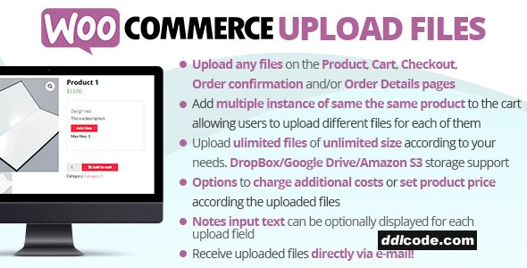 WooCommerce Upload Files