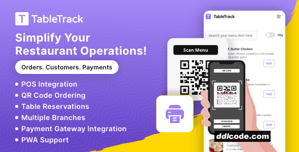 TableTrack - The Complete SaaS Restaurant Management Solution