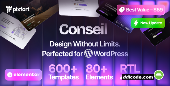 Conseil - Business & Multipurpose Elementor WordPress Theme