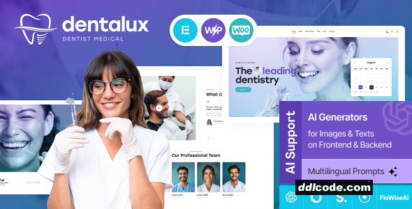 Dentalux - Dentist & Tooth Orthodont WordPress Theme
