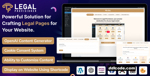 WordPress Legal Pages Generator Plugin with AI