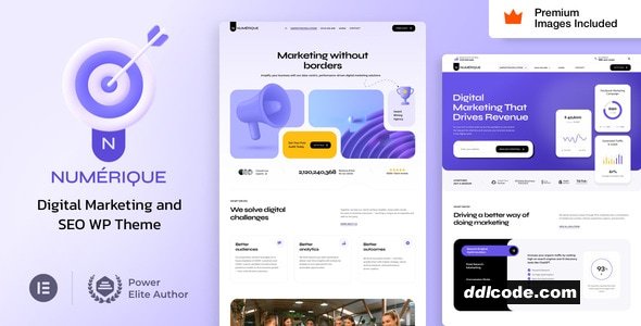 Numérique - Digital Marketing WordPress Theme