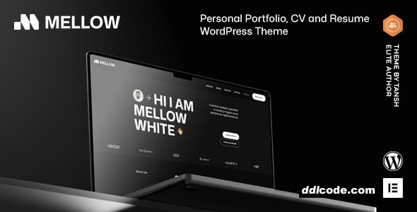 Mellow - Personal Portfolio WordPress Theme