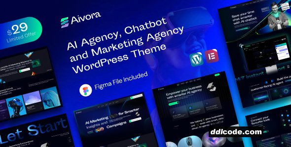 Aivora - AI Agency & Technology WordPress Theme
