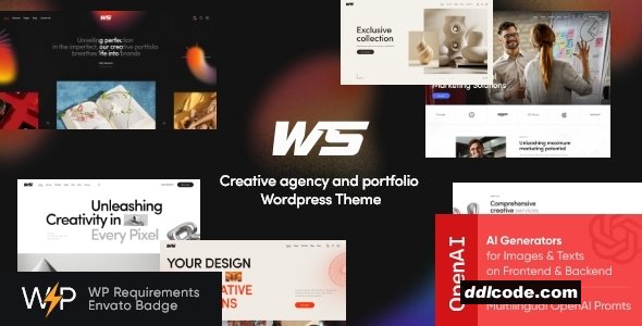 Wabi-Sabi - Creative Agency and Visionary Portfolio WordPress Theme