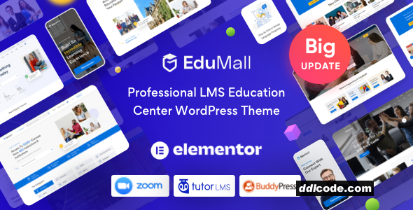 EduMall - Professional LMS Education Center WordPress Theme