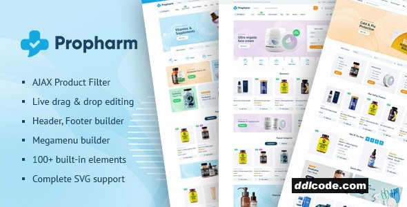 Propharm - Pharmacy & Medical WordPress WooCommerce Theme