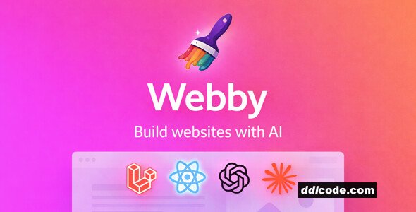 Webby - AI-Powered No-Code Website Builder SaaS Platform