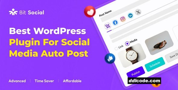 Bit Social Pro - Social Media Scheduler and Auto Poster Plugin