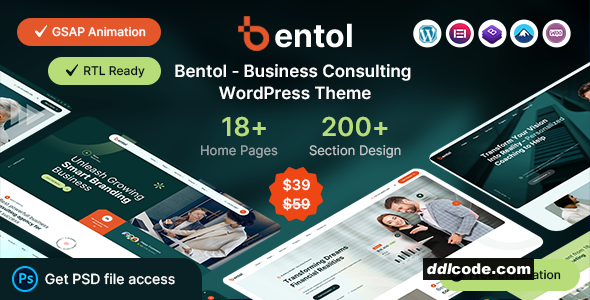 Bentol - Business Consulting WordPress Theme