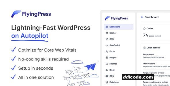 FlyingPress - Lightning-Fast WordPress on Autopilot