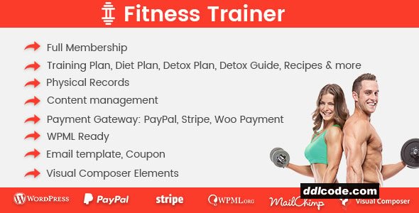 Fitness Trainer - Training Membership Plugin