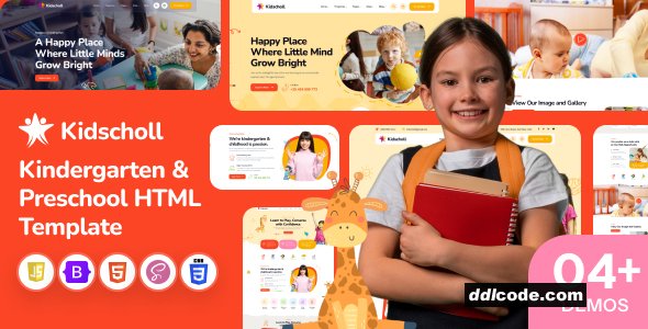 Kidscholl - Kindergarten & Preschool HTML Template