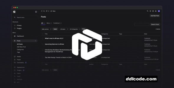 uiXpress Pro - Powerful Admin Theme for WordPress