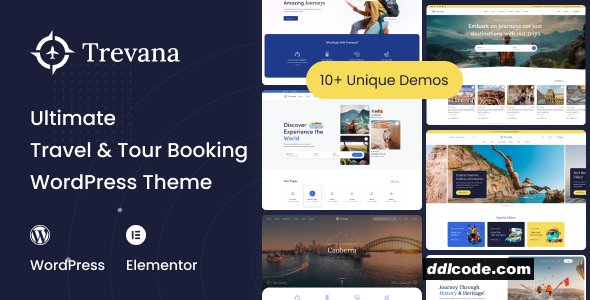 Trevana - Travel & Tour Booking WordPress Theme