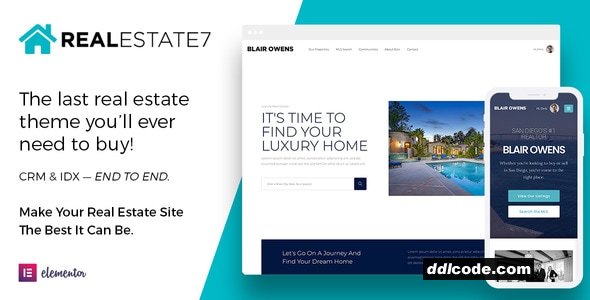 Real Estate 7 - Real Estate WordPress Theme