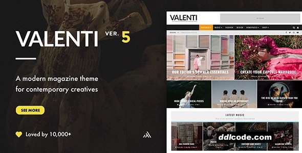 Valenti - WordPress HD Review Magazine News Theme