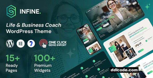 Infine - Business and Life Coach WordPress Theme