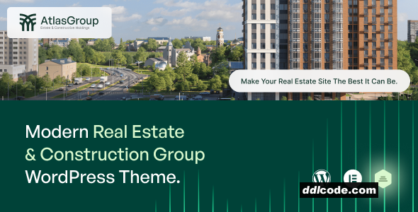 AtlasGroup - Real Estate & Construction Group WordPress Theme