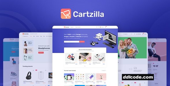 Cartzilla - Digital Marketplace & Grocery Store WordPress Theme