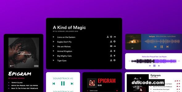 Sonaar MP3 Audio Player Pro - Player for Music and Podcast Plugin
