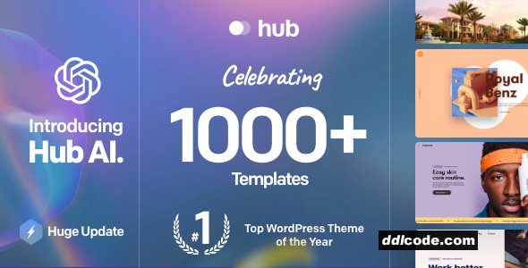 Hub - Responsive Multi-Purpose WordPress Theme