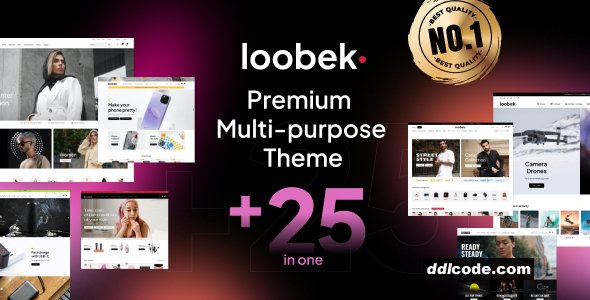 Loobek - Elementor Multipurpose WooCommerce Theme