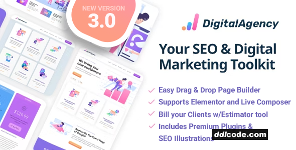 SEOWP - Digital Marketing Agency and SEO WordPress Theme