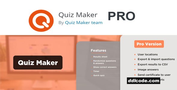 Quiz Maker Pro + Addons