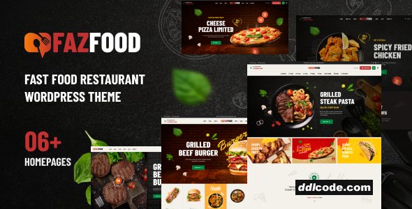 Fazfood - Fast Food Restaurant WordPress Theme