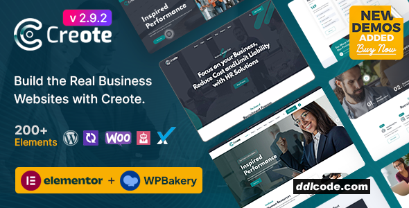 Creote - Corporate & Consulting Business WordPress Theme