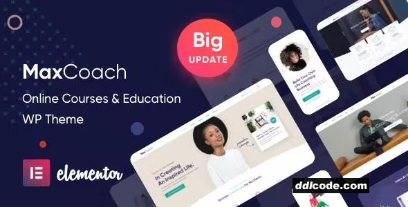 MaxCoach - Online Courses, Personal Coaching & Education WP Theme