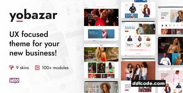 Yobazar - Elementor Fashion WooCommerce Theme