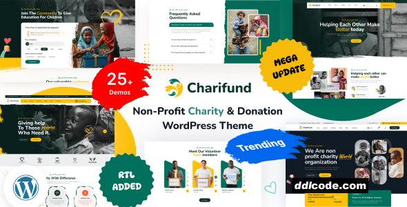 ChariFund - Charity WordPress Theme Multipurpose