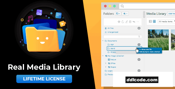 Real Media Library - Media Library Folder & File Manager for Media Management in WordPress