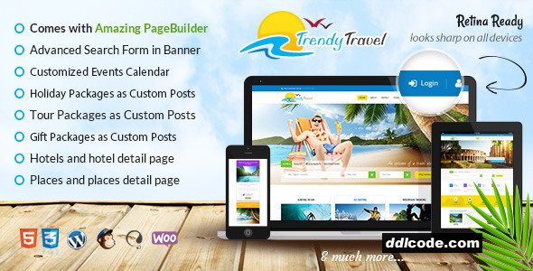 Trendy Travel WordPress