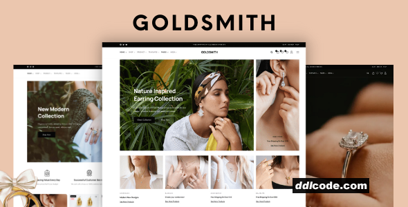 GoldSmith - Jewelry Store WooCommerce Elementor Theme