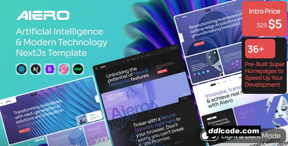 Aiero - AI Agency & Technology NextJs Template