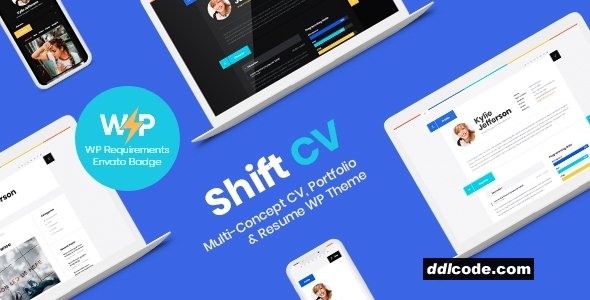 ShiftCV - Blog \ Resume \ Portfolio \ WordPress Theme