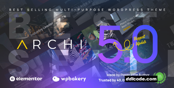 Archi - Interior Design & Multipurpose Elementor WordPress Theme