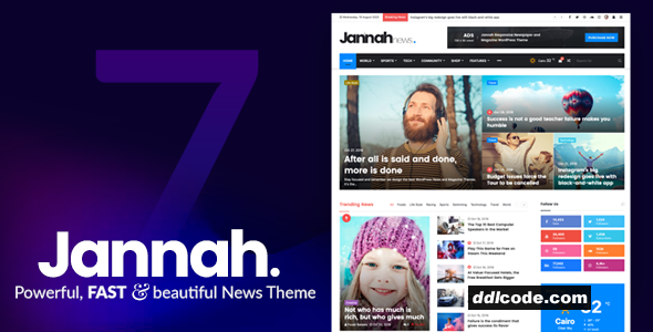 Jannah - Newspaper Magazine News BuddyPress WordPress Theme