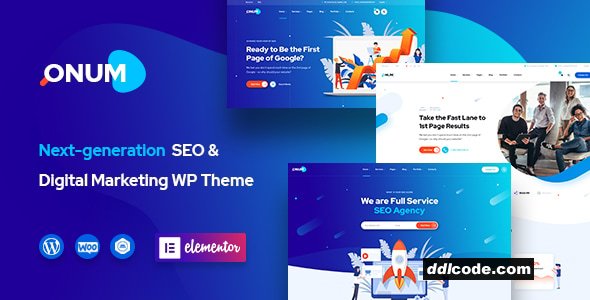 Onum - SEO & Marketing Elementor WordPress Theme