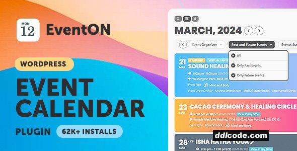 EventON - WordPress Virtual Event Calendar Plugin
