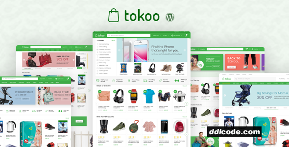 Tokoo - Electronics Store WooCommerce Theme for Affiliates, Dropship and Multi-vendor Websites