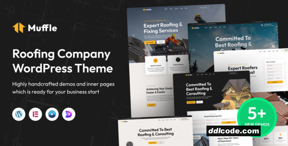 Muffle - Roofing Company WordPress Theme