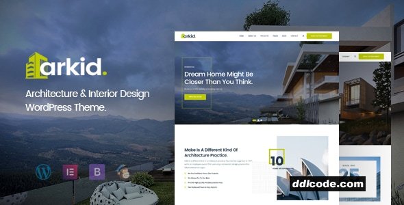 Arkid - Architecture and Interior Design WordPress Theme