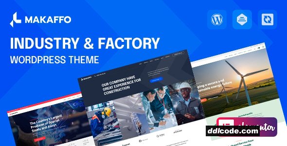 Makaffo - Industry & Factory WordPress Theme