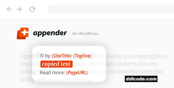 Appender - Copycat Content Protection for WordPress